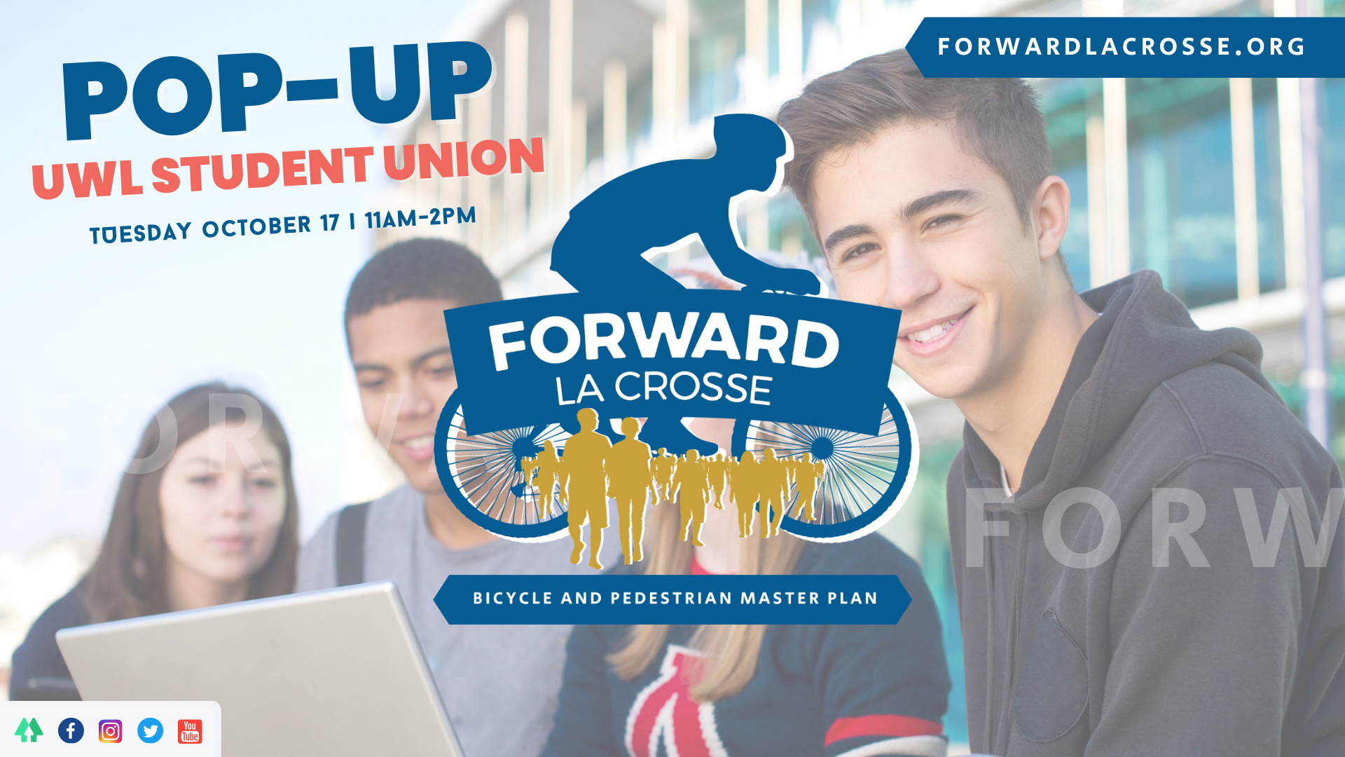 UWL Student Union pop up flier