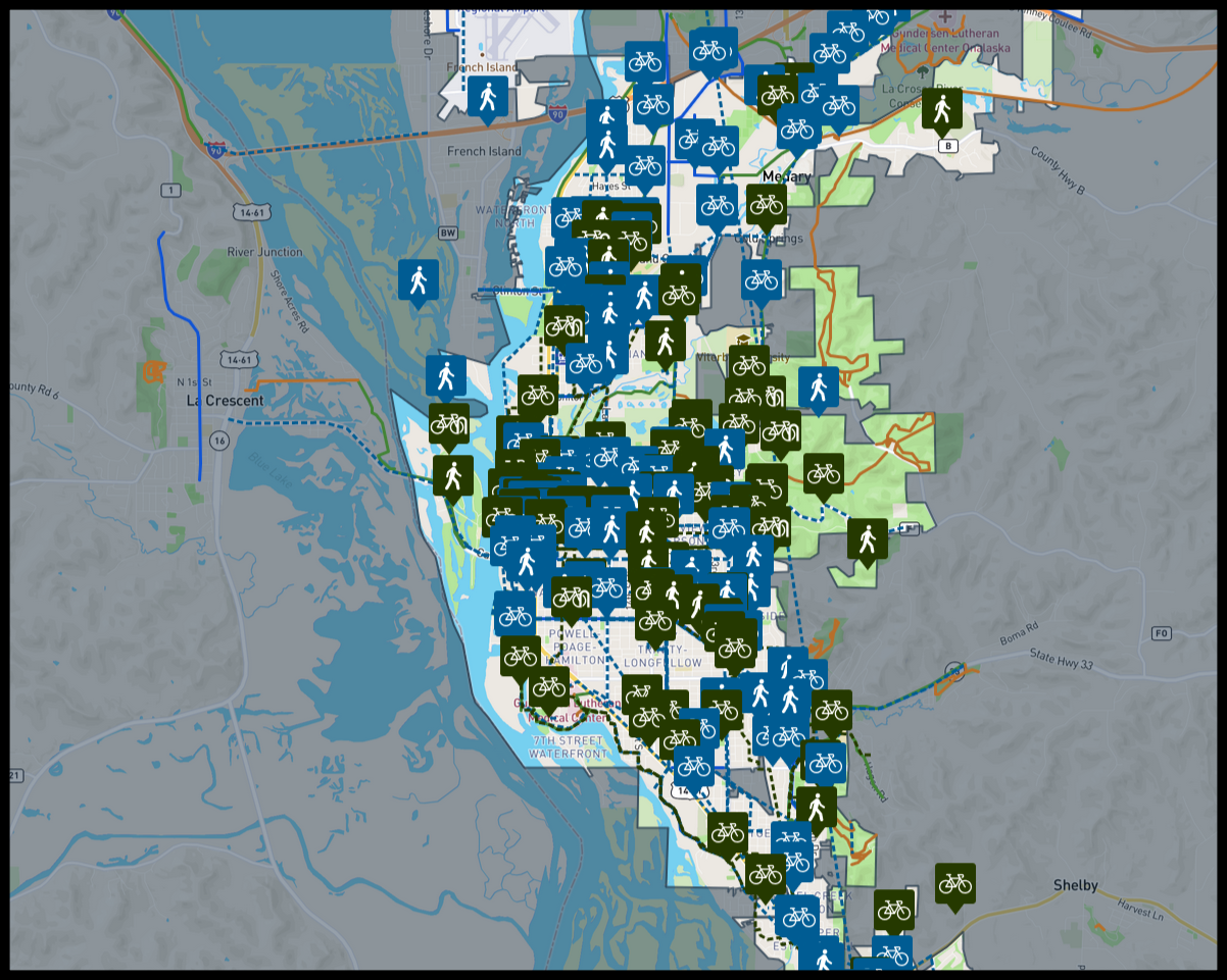 Closing Comments for Forward La Crosse's Bicycle and Pedestrian Master Plan Online Map and Survey on Friday, November 24, 2023