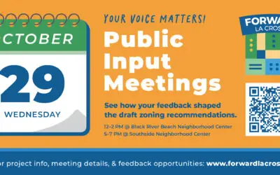 Community Input Meetings Set for October 29 &ndash; Review Draft Zoning Code Recommendations