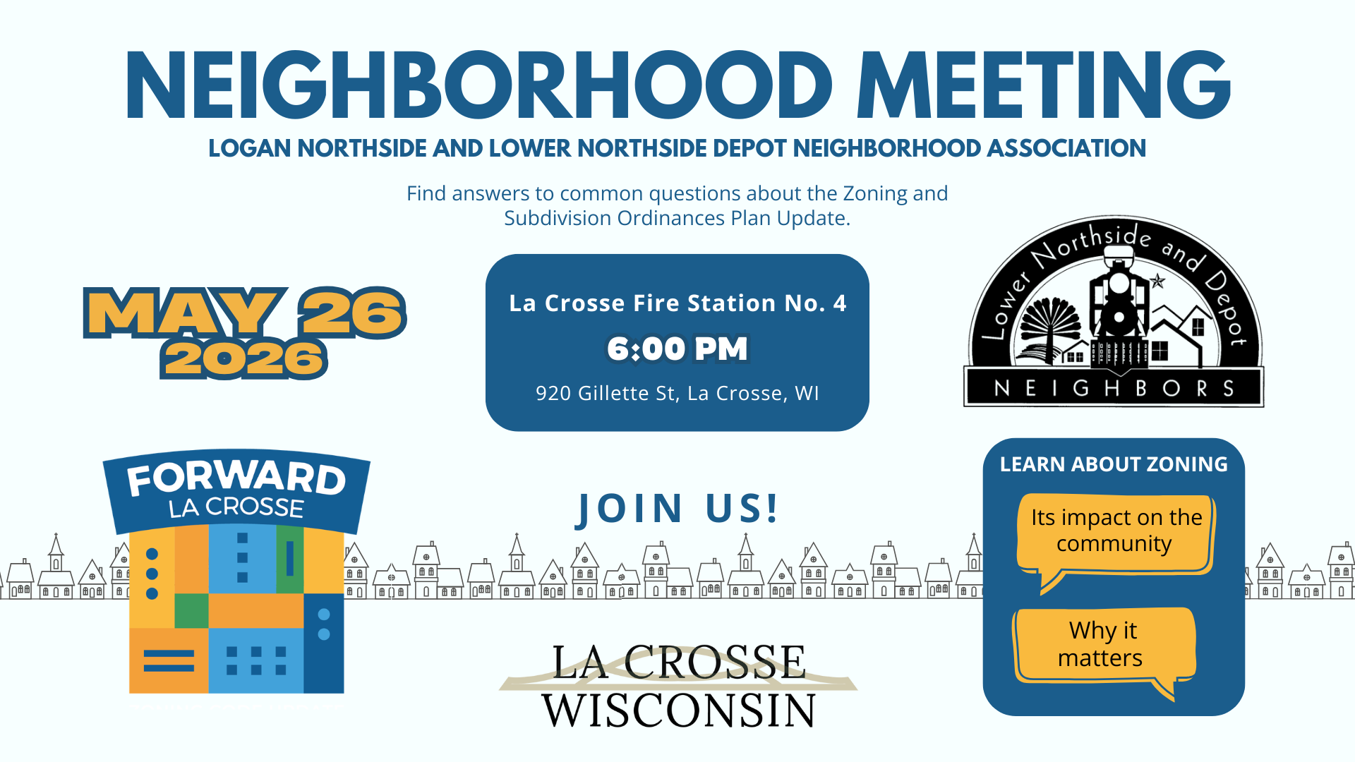 Zoning Neighborhood Meeting (May 26)