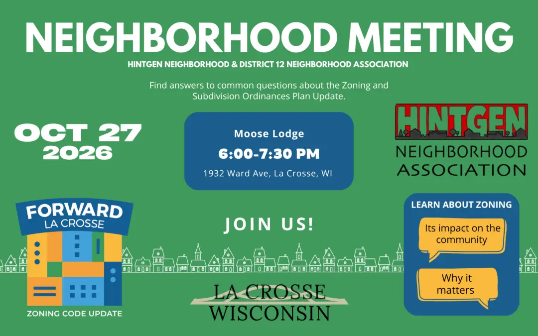 Zoning Neighborhood Meeting (Oct 27)